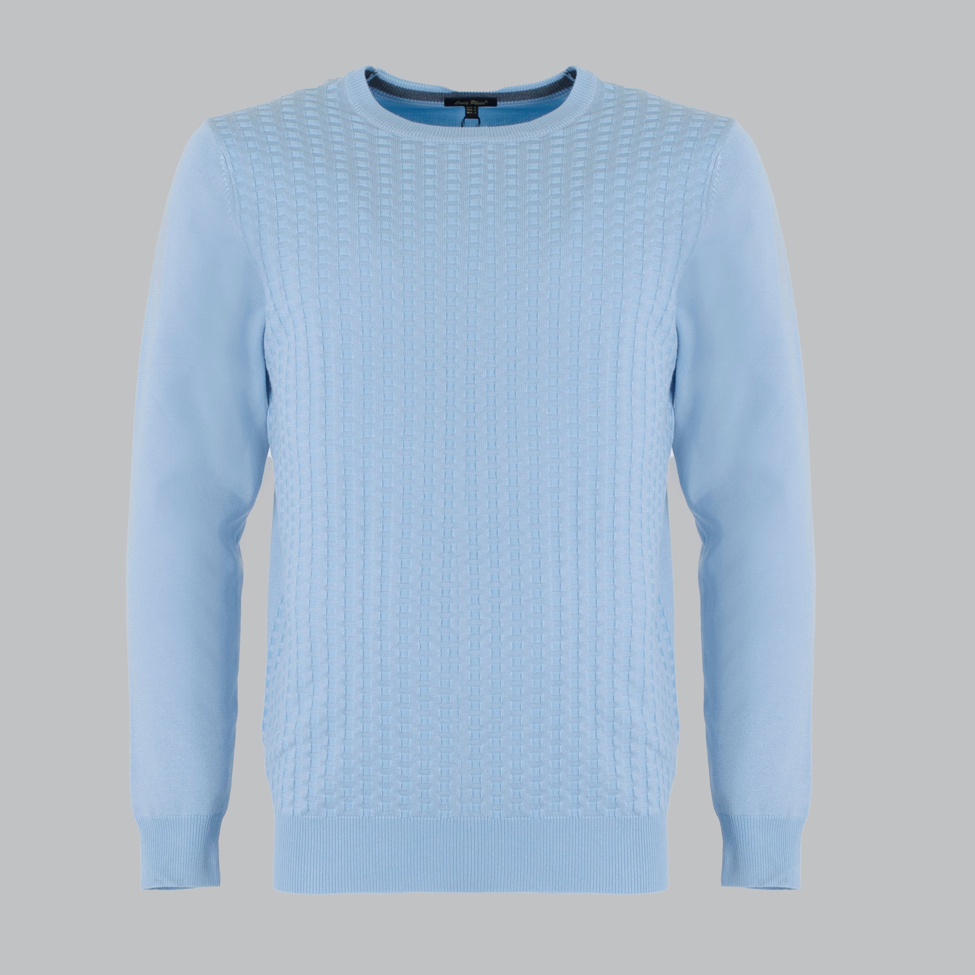 pullover girocollo  treccia piccola