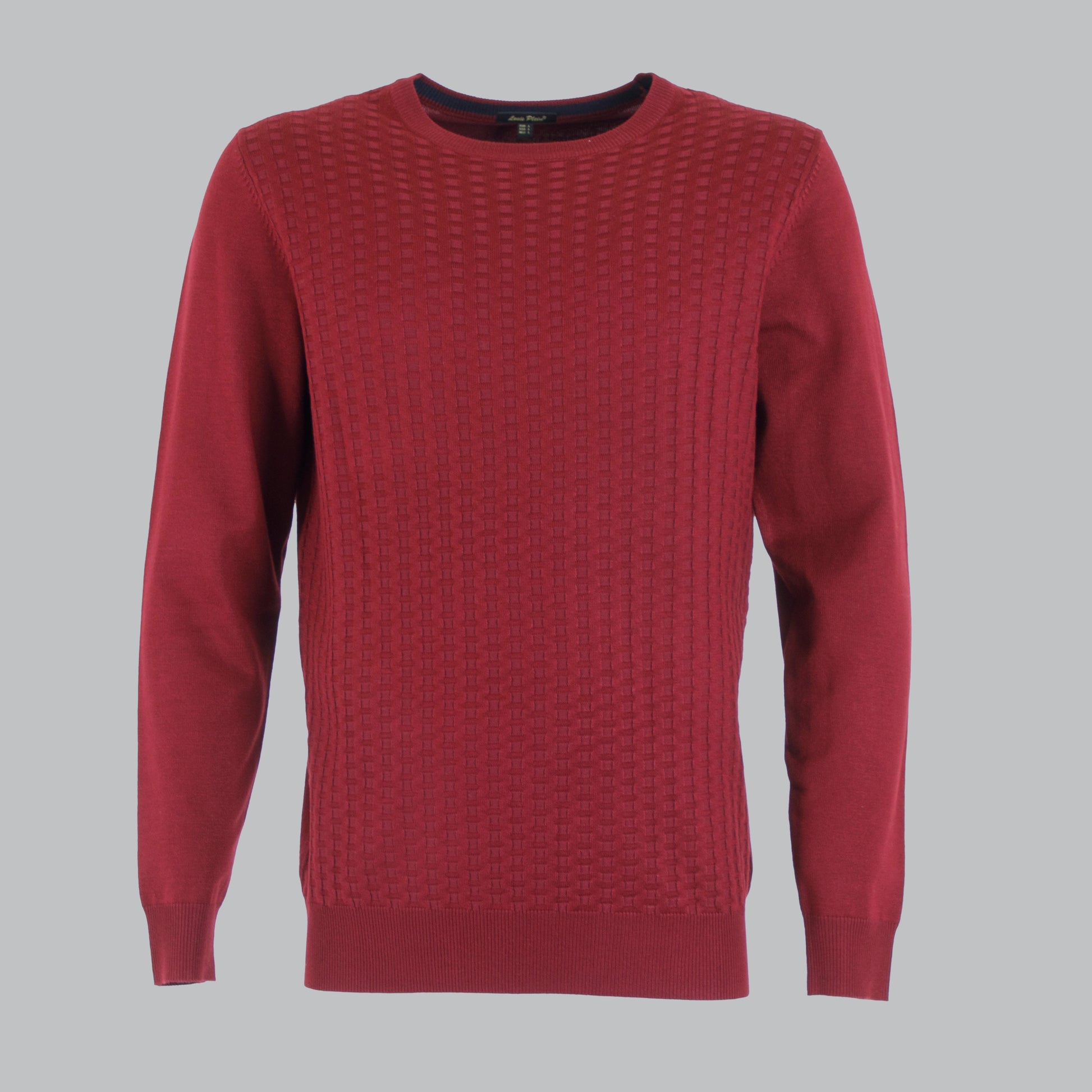 pullover girocollo  treccia piccola