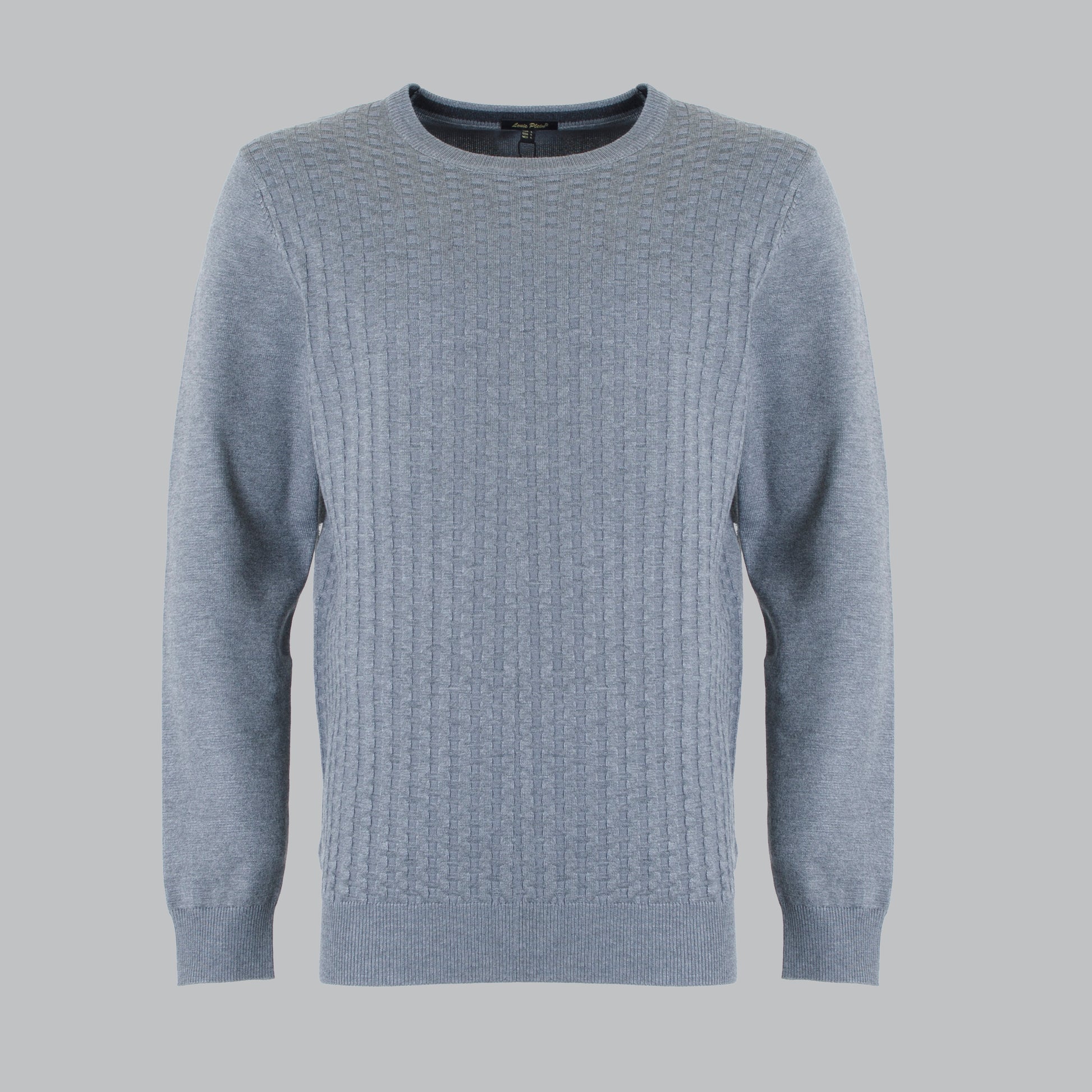 pullover girocollo  treccia piccola