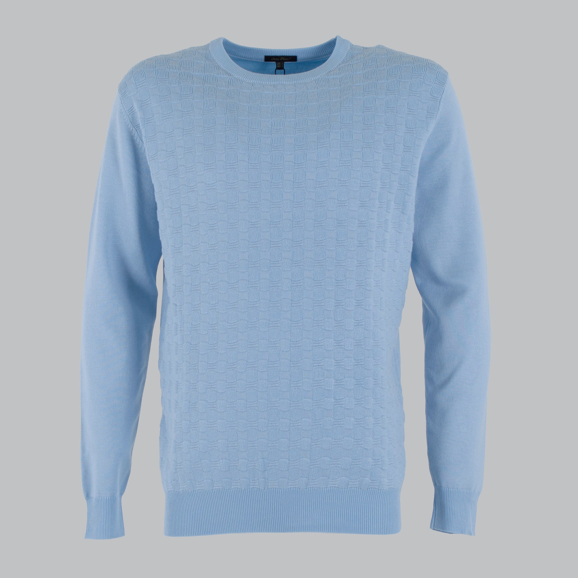 pullover jacquard girocollo