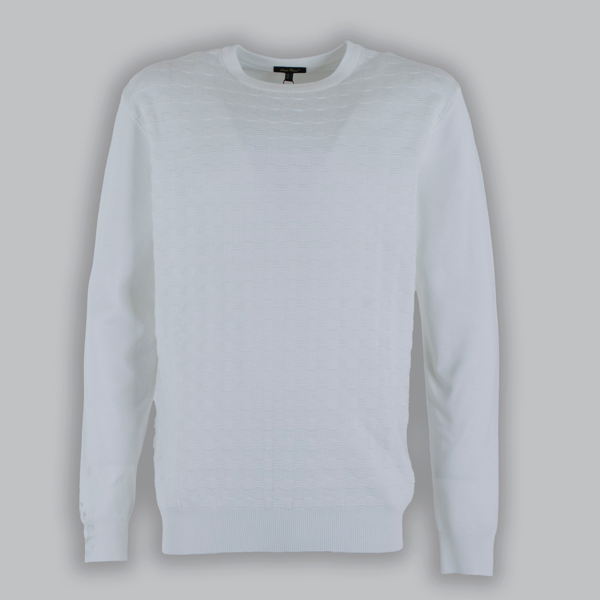 pullover jacquard girocollo