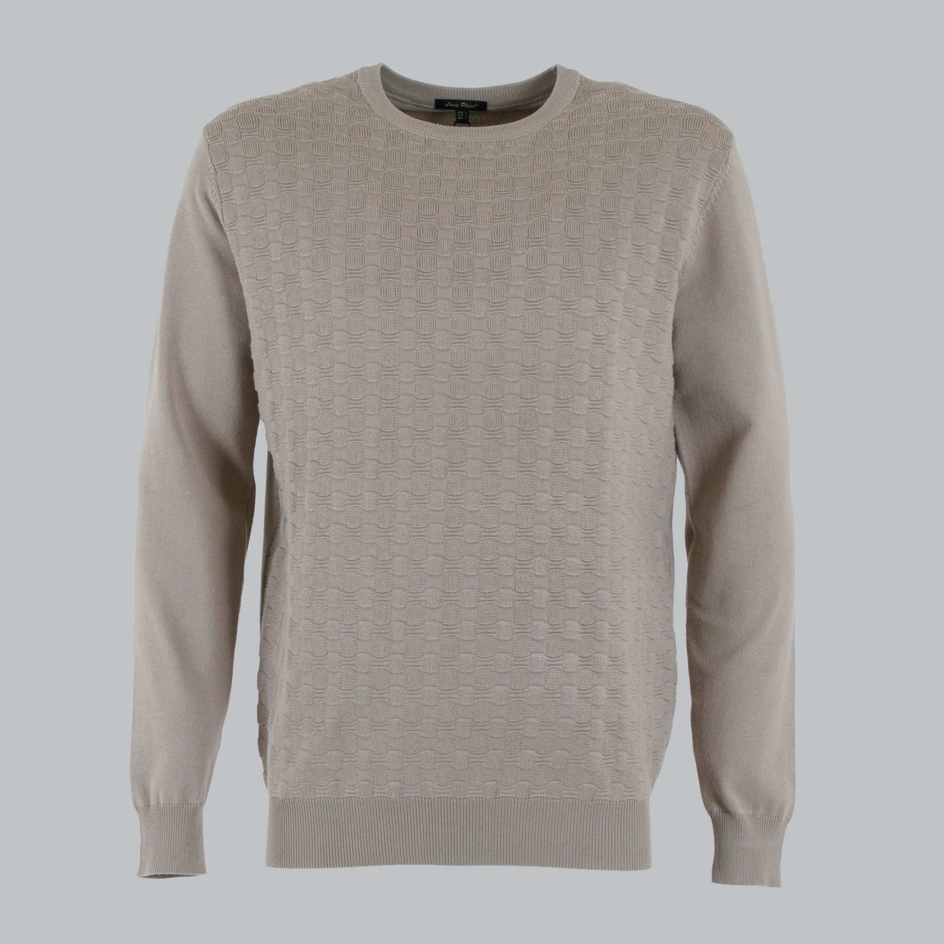 pullover jacquard girocollo