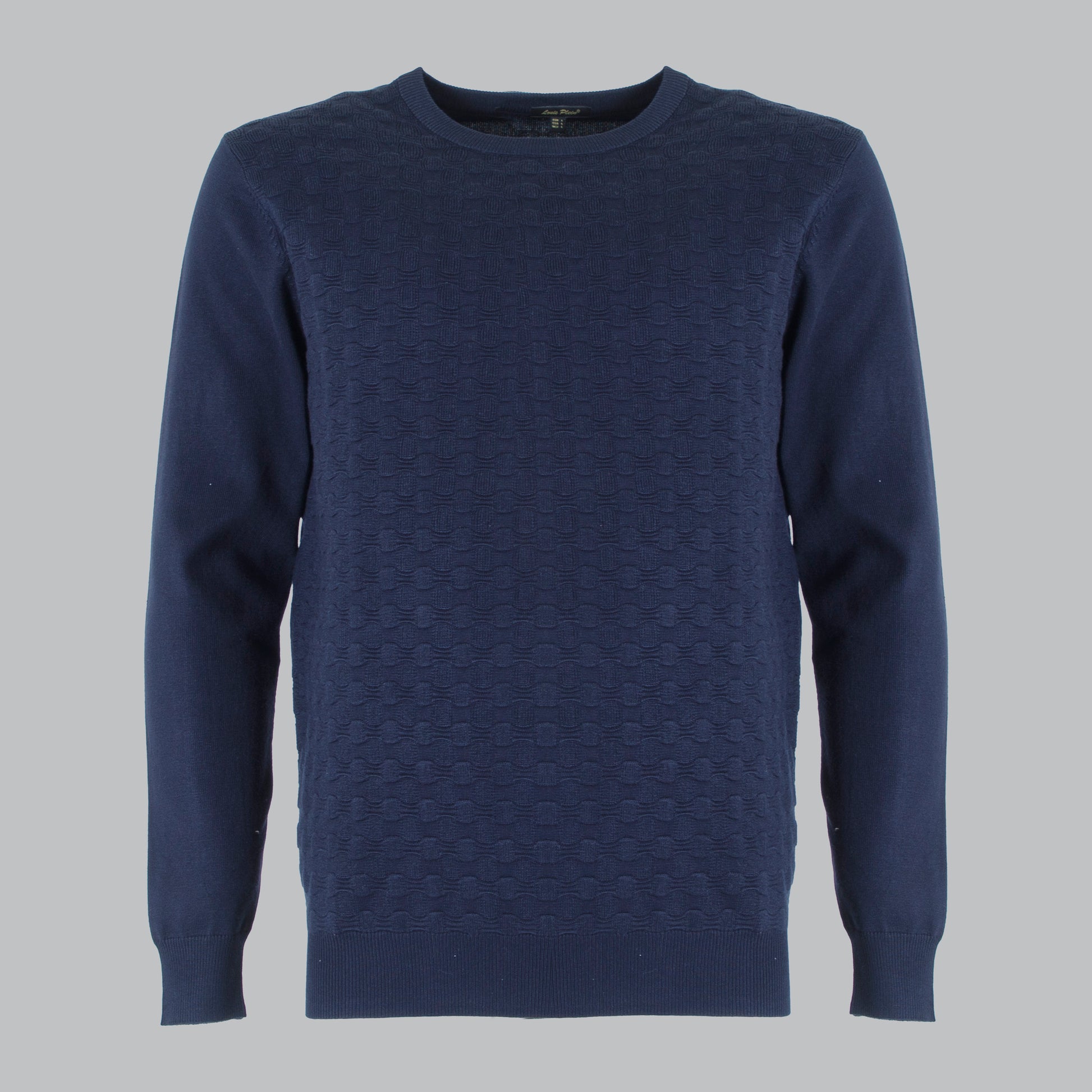 pullover jacquard girocollo