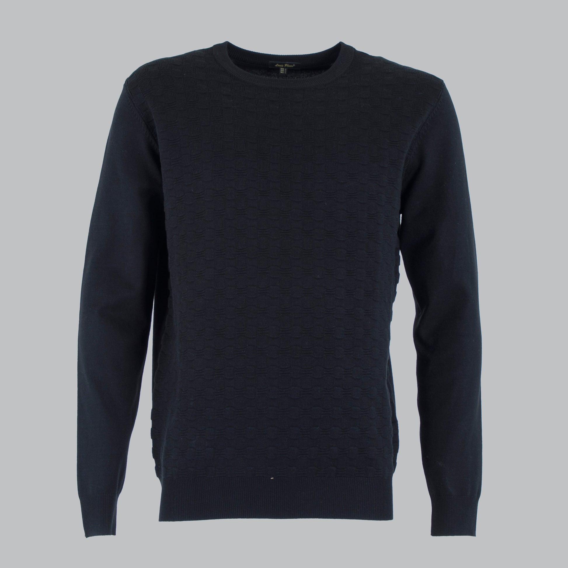 pullover jacquard girocollo