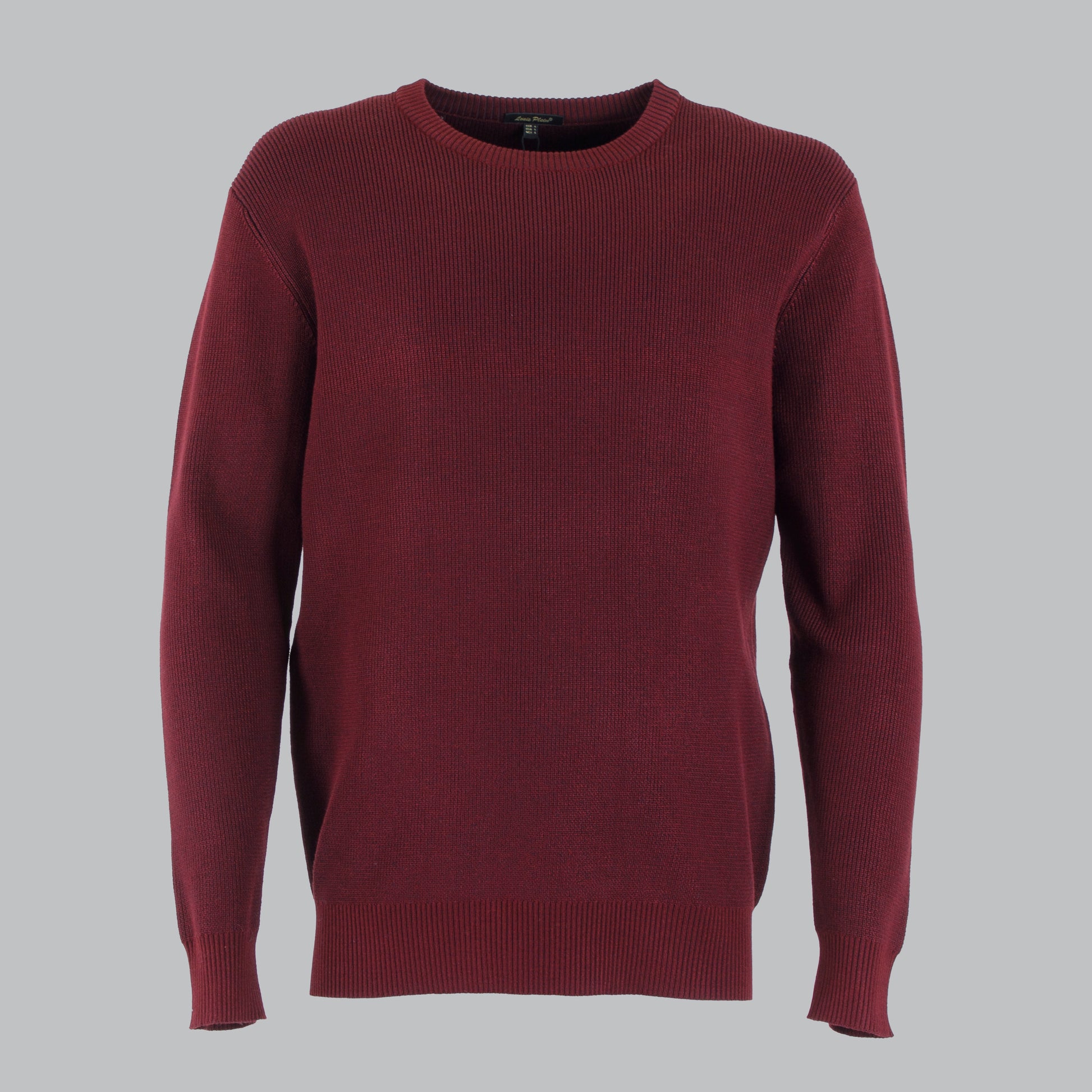 Pullover Girocollo costina 1x1