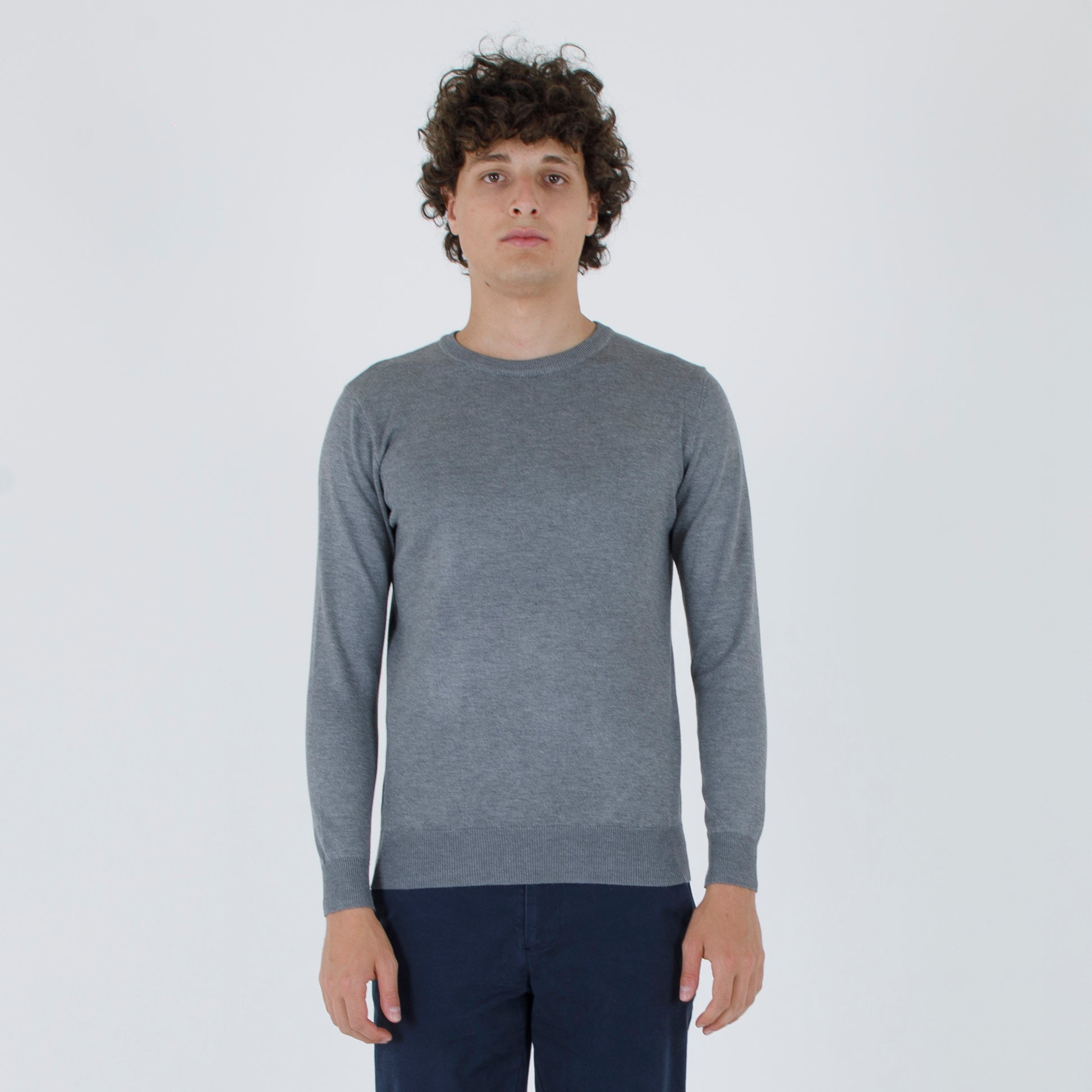 pullover girocollo rasato