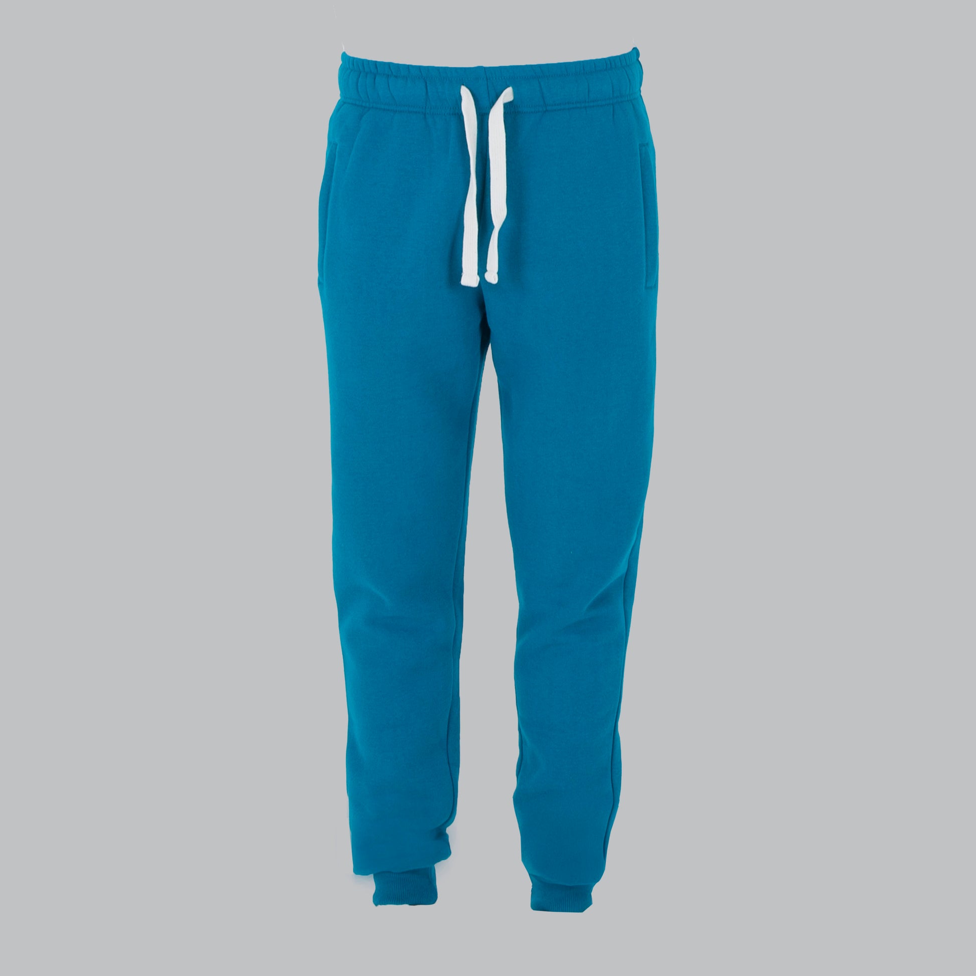 Pantalone Jogger felpa laccio contrasto