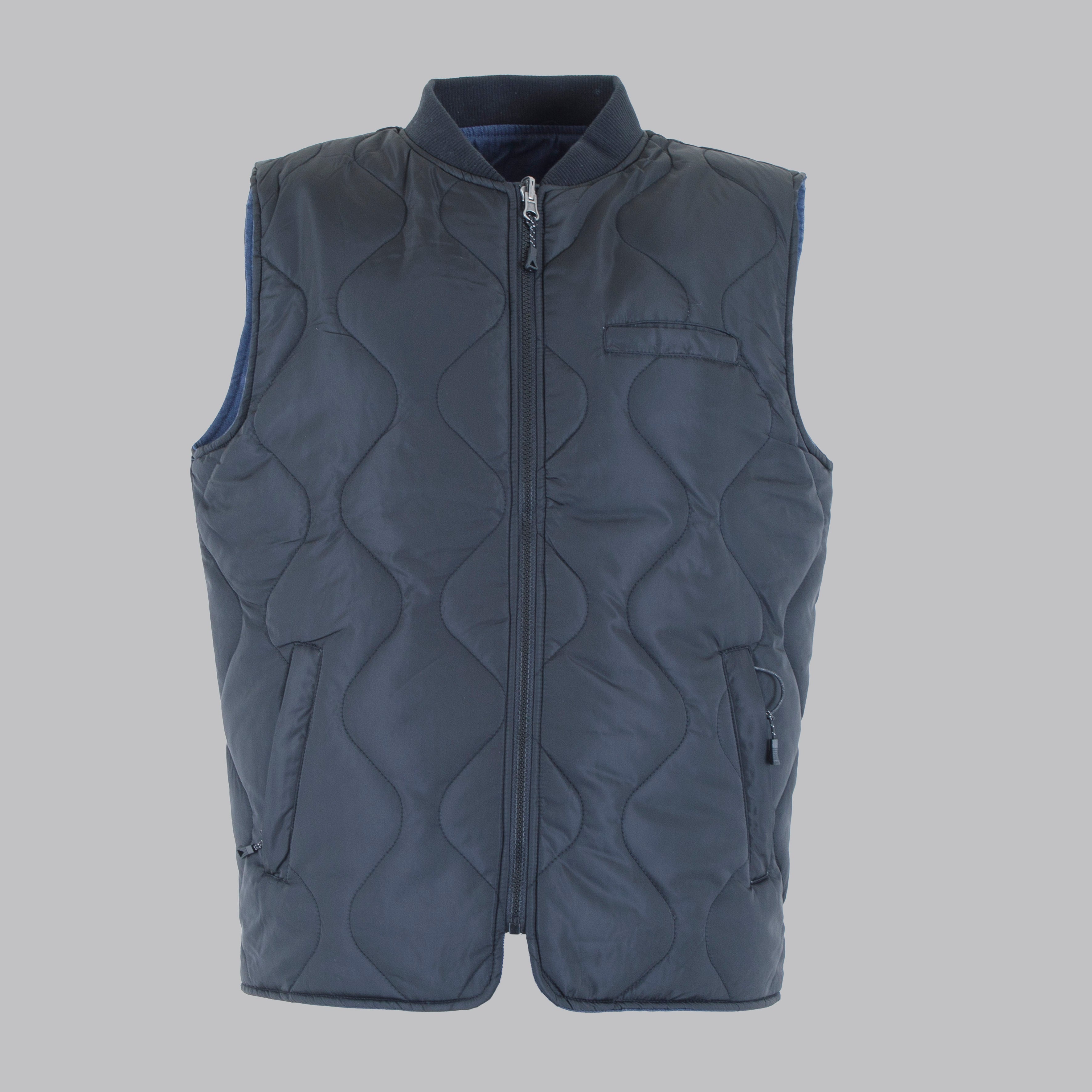 Gilet  in nylon e jeans reversibile