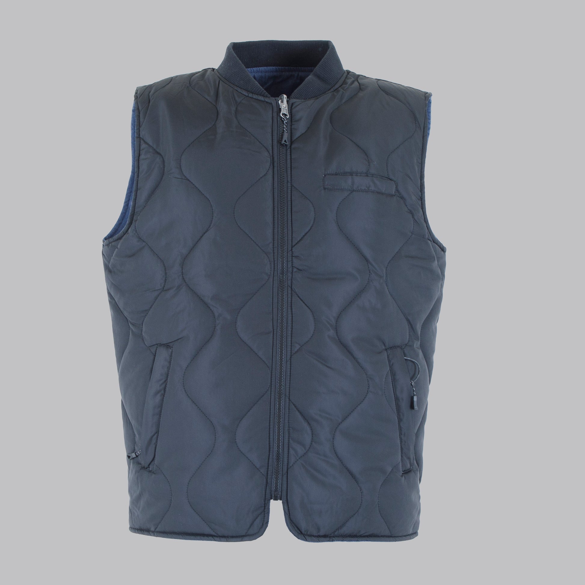 Gilet  in nylon e jeans reversibile